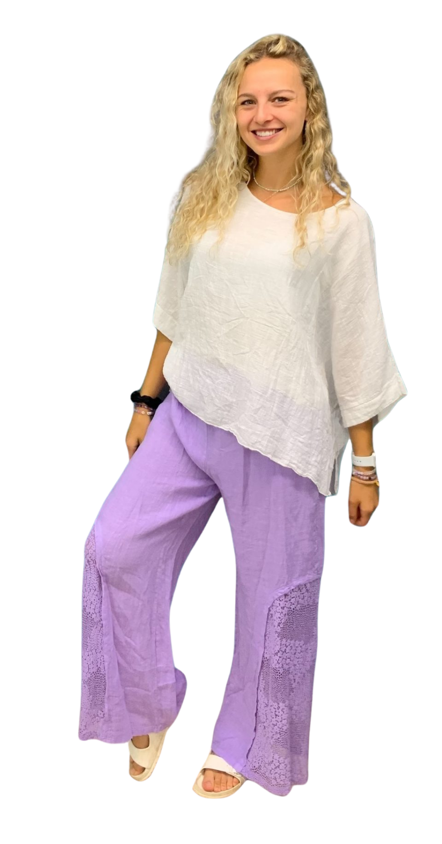 Beyond Capri Gauze Batwing Top FT 5771