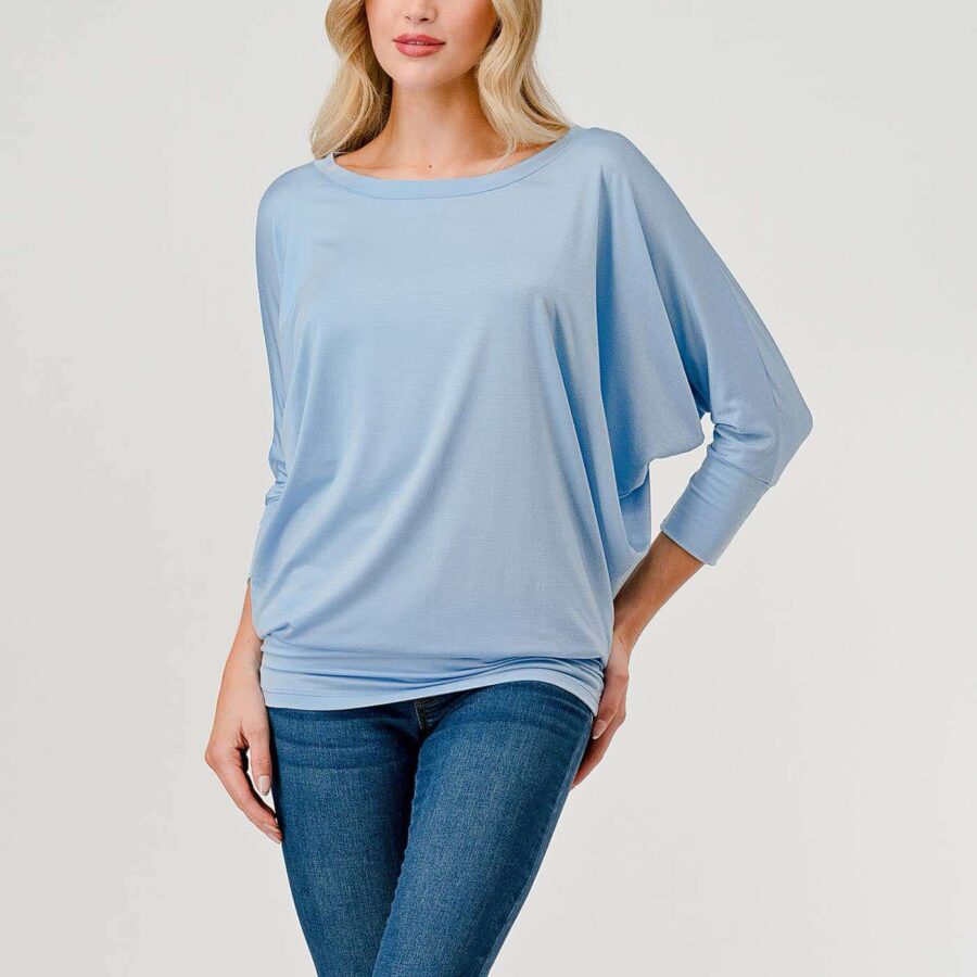 Modal Jersey Round Neck 2503 Chambray