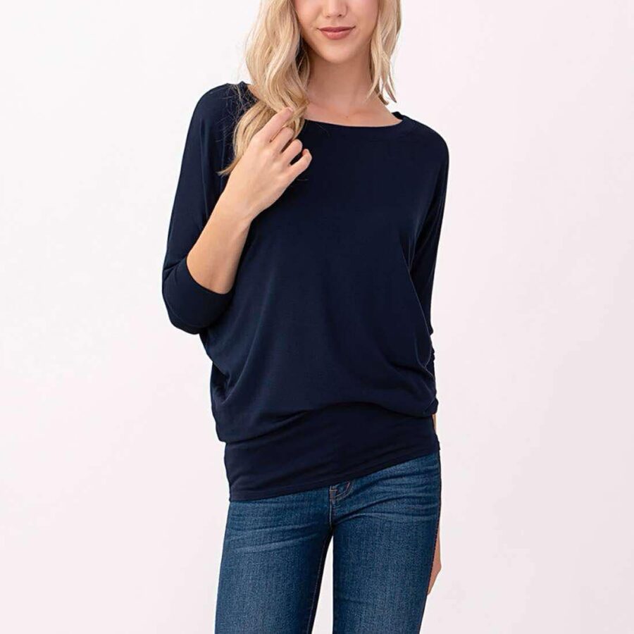 Modal Jersey Round Neck 2503 Navy