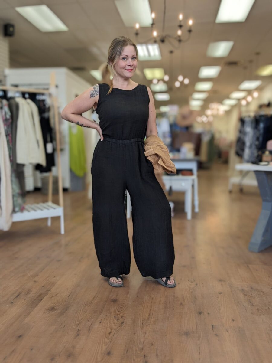 M Italy Jumpsuit Black 29/72052